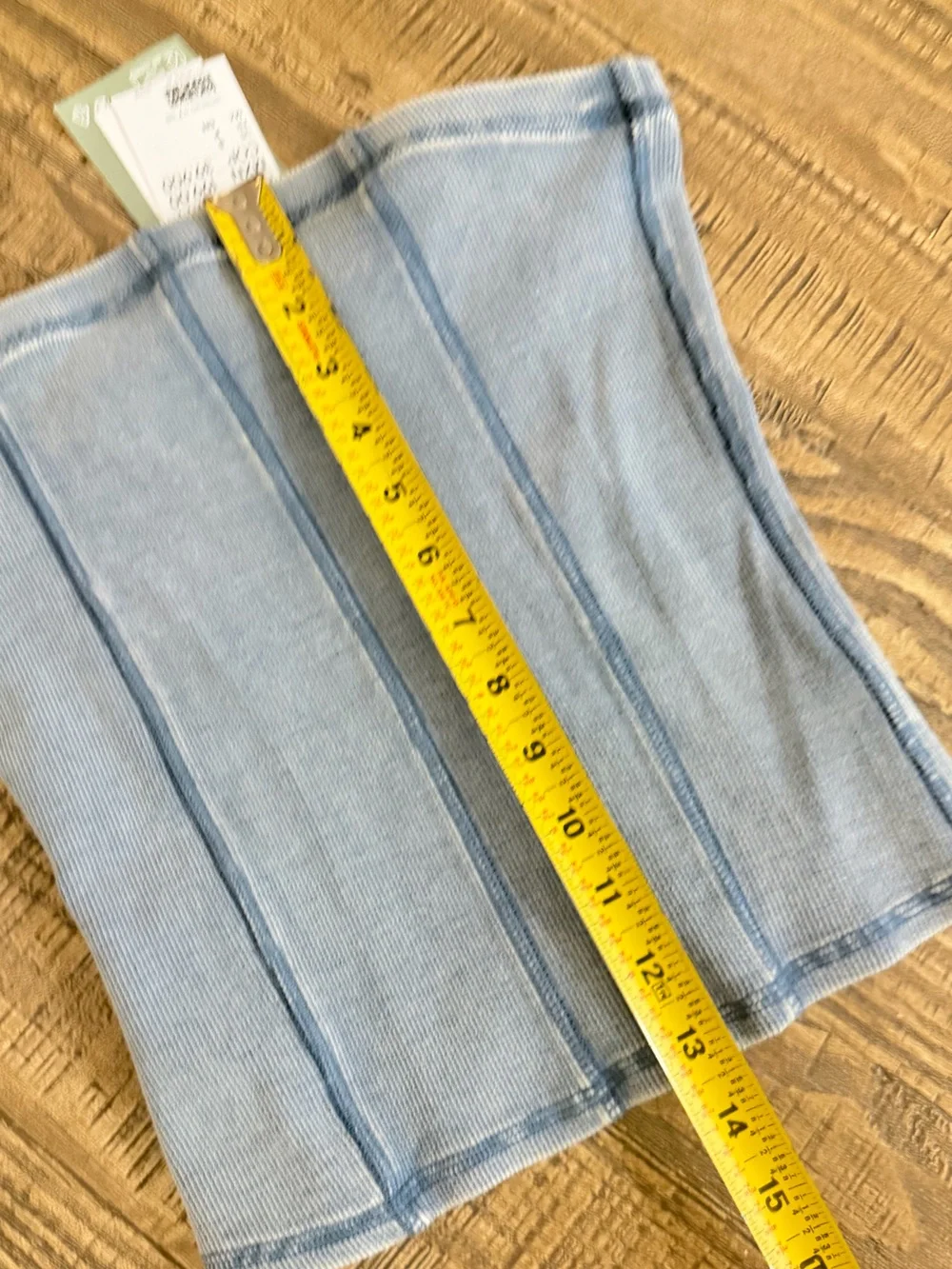 H&M Strapless Ribbed Tube Top. - Picture 4 of 4